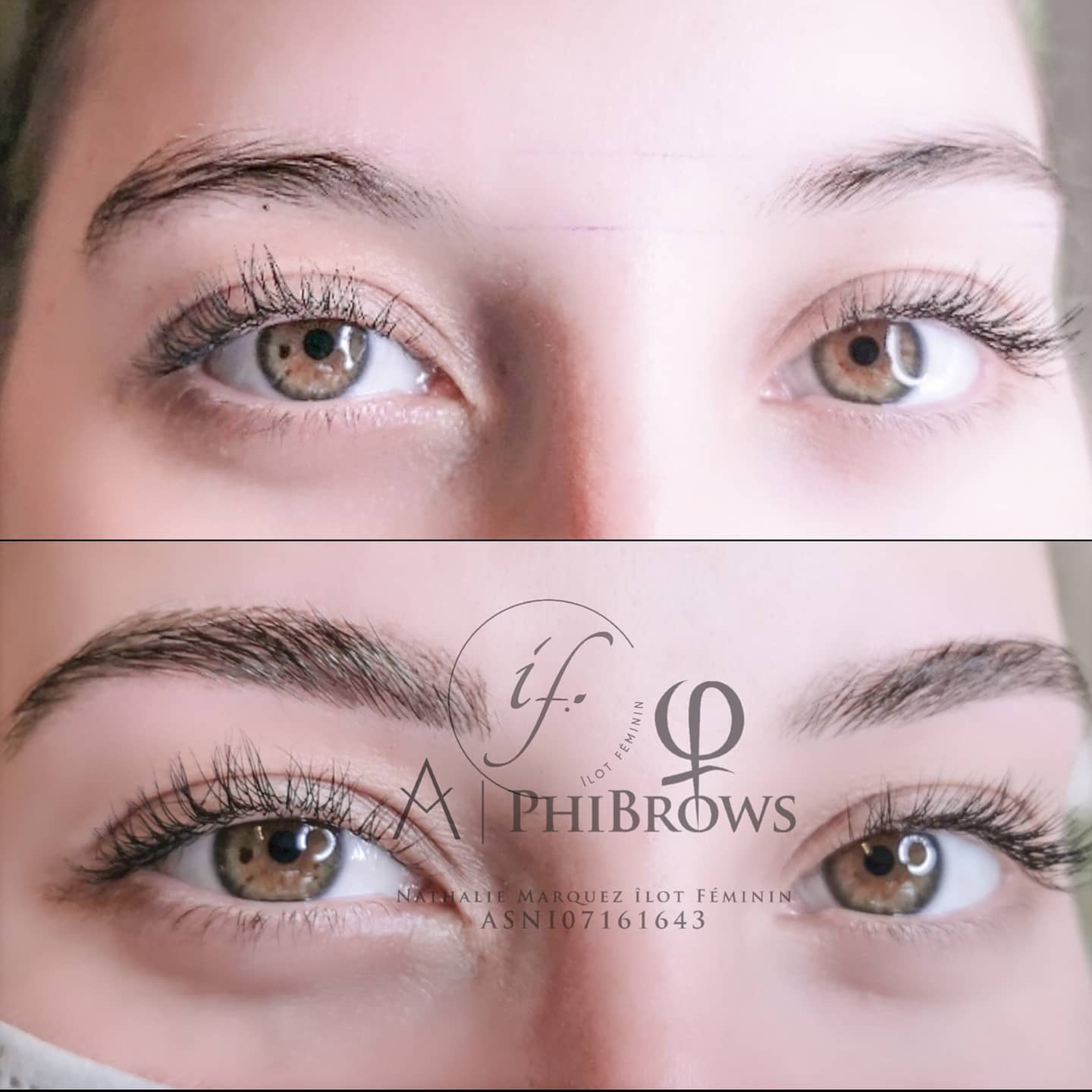 restructuration des sourcils microblading pigments bio vegan phibrows